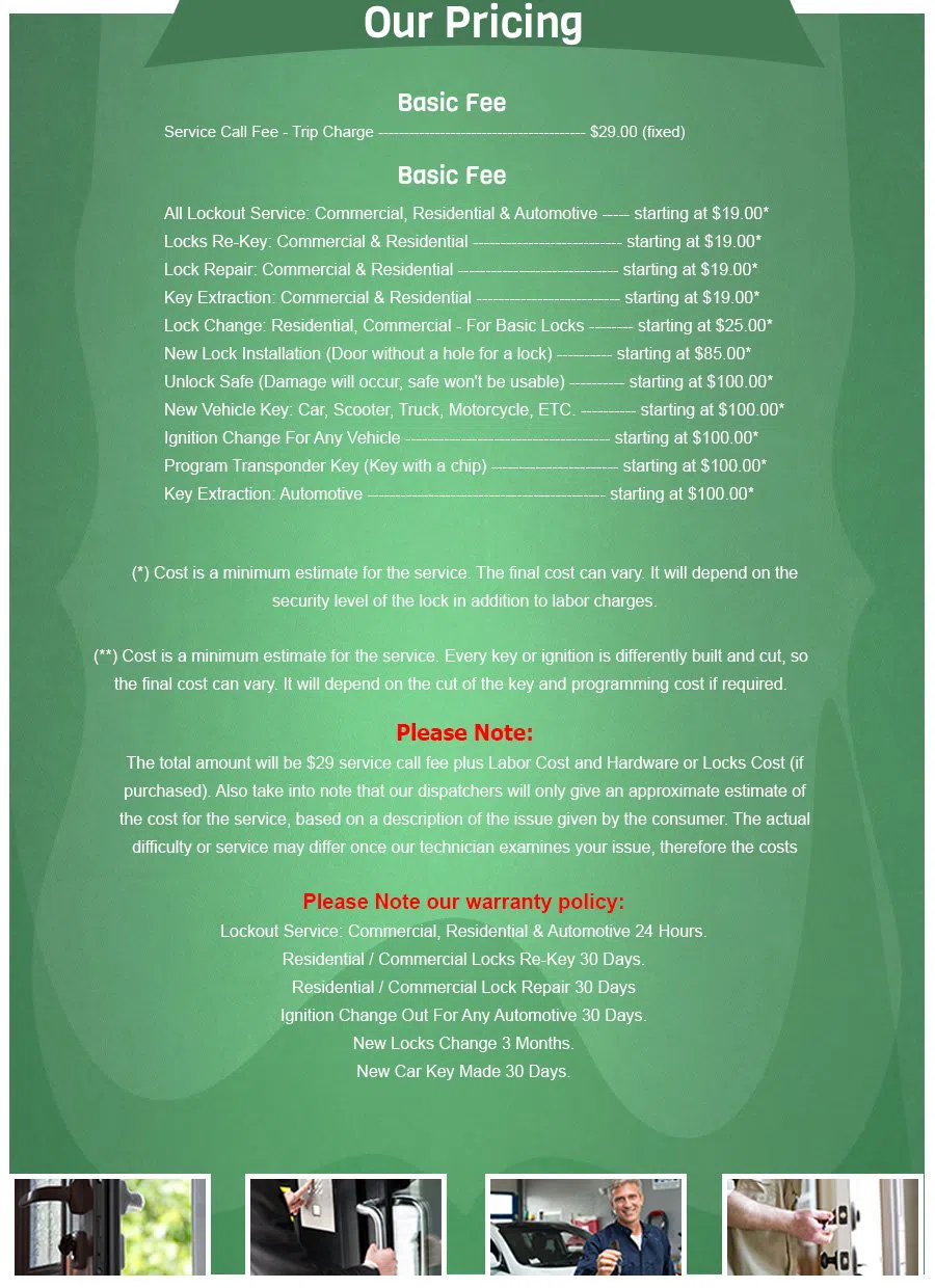 Baldwin Locksmith Store Dundee, IL 847-440-3269 - price-list-68-16mod